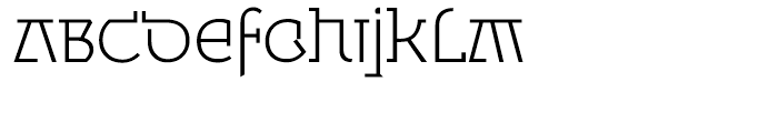 ITC Minska Light Font UPPERCASE
