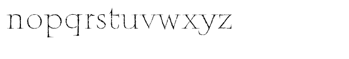 ITC Mithras Roman Font LOWERCASE