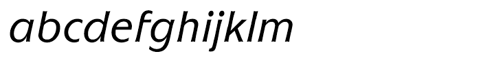 ITC Mixage Medium Italic Font LOWERCASE