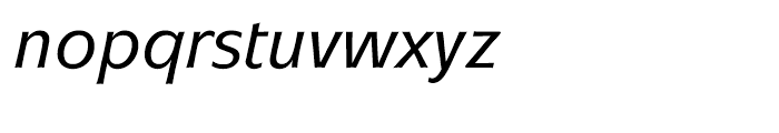ITC Mixage Medium Italic Font LOWERCASE