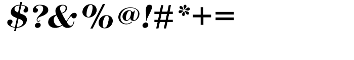 ITC Modern No 216 Bold Italic Font OTHER CHARS