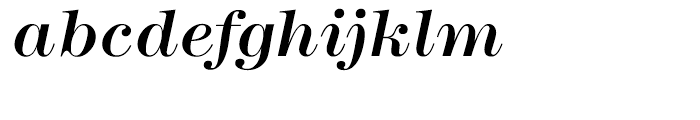 ITC Modern No 216 Medium Italic Font LOWERCASE