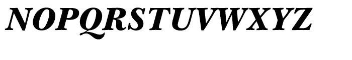 ITC New Baskerville Black Italic Font UPPERCASE