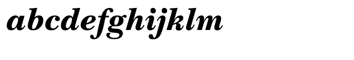 ITC New Baskerville Black Italic Font LOWERCASE