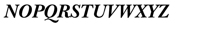 ITC New Baskerville Bold Italic Font UPPERCASE