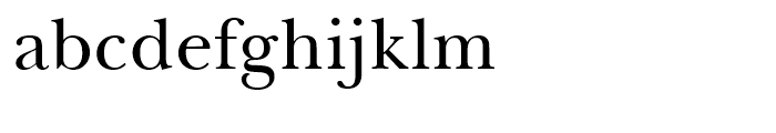 ITC New Baskerville Regular Font LOWERCASE