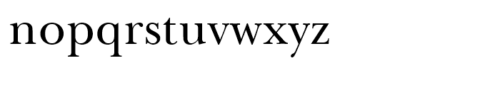 ITC New Baskerville Regular Font LOWERCASE