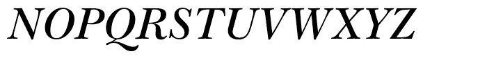ITC New Baskerville Semi Bold Italic Font UPPERCASE