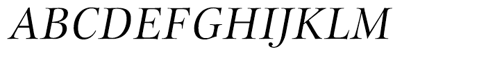 ITC New Esprit Display Italic Font UPPERCASE