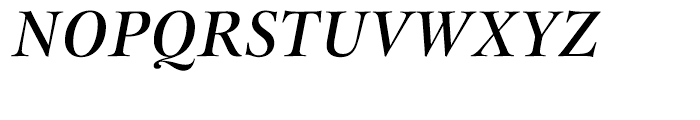 ITC New Esprit Display Medium Italic Font UPPERCASE