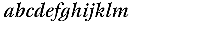 ITC New Esprit Medium Italic Font LOWERCASE