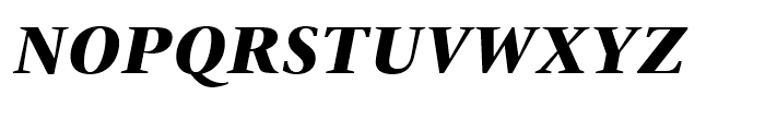 ITC New Veljovic Black Italic Font UPPERCASE