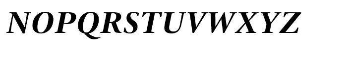 ITC New Veljovic Bold Italic Font UPPERCASE