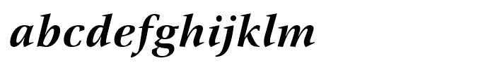ITC New Veljovic Bold Italic Font LOWERCASE