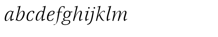 ITC New Veljovic Book Italic Font LOWERCASE