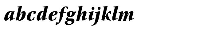 ITC New Veljovic Condensed Black Italic Font LOWERCASE