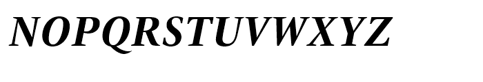 ITC New Veljovic Condensed Bold Italic Font UPPERCASE