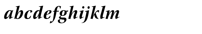 ITC New Veljovic Condensed Bold Italic Font LOWERCASE
