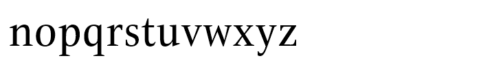 ITC New Veljovic Condensed Regular Font LOWERCASE