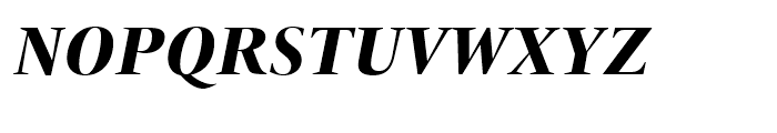 ITC New Veljovic Display Black Italic Font UPPERCASE
