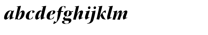 ITC New Veljovic Display Black Italic Font LOWERCASE