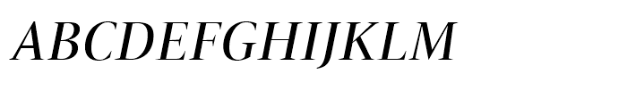 ITC New Veljovic Display Italic Font UPPERCASE