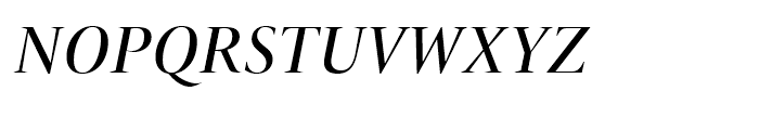 ITC New Veljovic Display Italic Font UPPERCASE