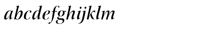 ITC New Veljovic Display Medium Italic Font LOWERCASE