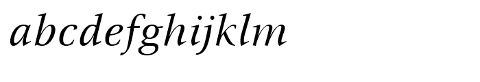 ITC New Veljovic Italic Font LOWERCASE