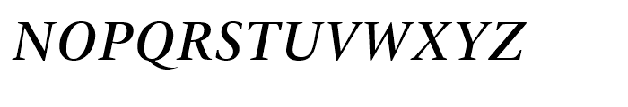 ITC New Veljovic Medium Italic Font UPPERCASE