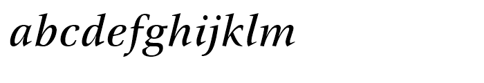 ITC New Veljovic Medium Italic Font LOWERCASE