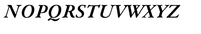 ITC New Winchester Bold Italic Font UPPERCASE