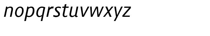 ITC Obliqua Italic Font LOWERCASE