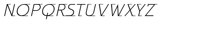 ITC Odysse Light Italic Font UPPERCASE