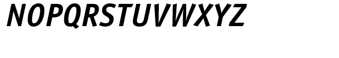 ITC Officina Sans Bold Italic Font UPPERCASE