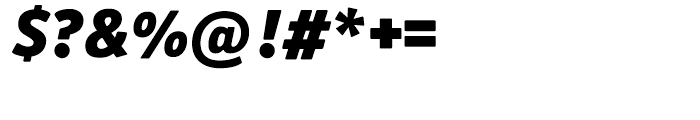 ITC Officina Serif Black Italic Font OTHER CHARS