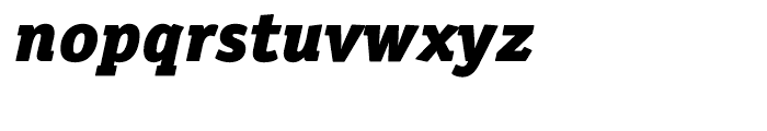 ITC Officina Serif Black Italic Font LOWERCASE