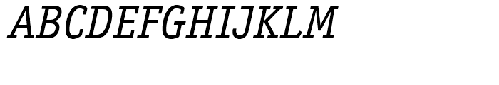 ITC Officina Serif Book Italic Font UPPERCASE