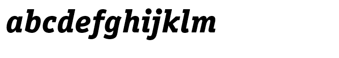 ITC Officina Serif ExtraBold Italic Font LOWERCASE