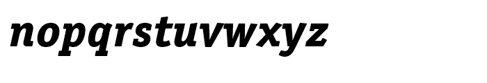 ITC Officina Serif ExtraBold Italic Font LOWERCASE