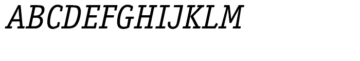 ITC Officina Serif Hellenic Book Italic Font UPPERCASE