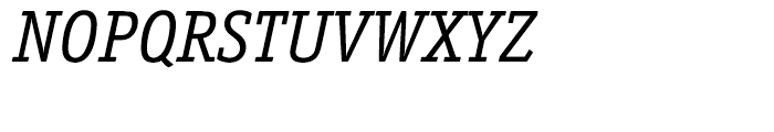 ITC Officina Serif Hellenic Book Italic Font UPPERCASE