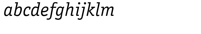 ITC Officina Serif Hellenic Book Italic Font LOWERCASE