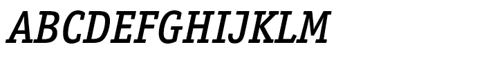 ITC Officina Serif Medium Italic Font UPPERCASE