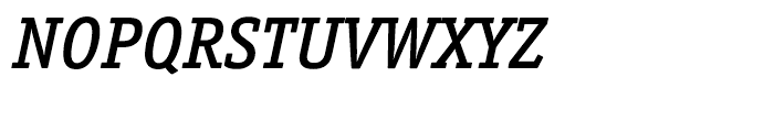 ITC Officina Serif Medium Italic Font UPPERCASE