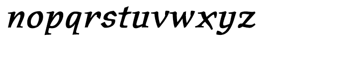 ITC Oldrichium Demi Italic Font LOWERCASE