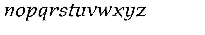 ITC Oldrichium Italic Font LOWERCASE