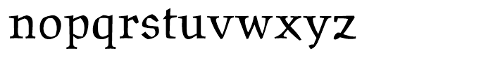 ITC Oldrichium Regular Font LOWERCASE