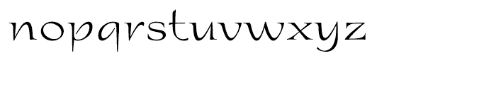 ITC Outpost Regular Font LOWERCASE