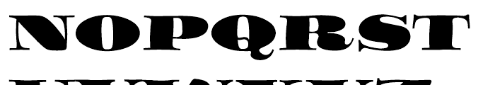 ITC Ozwald Regular Font UPPERCASE